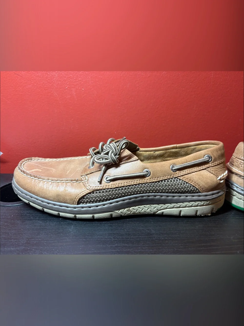 Sperry Men's Tan Leather Boat Shoes